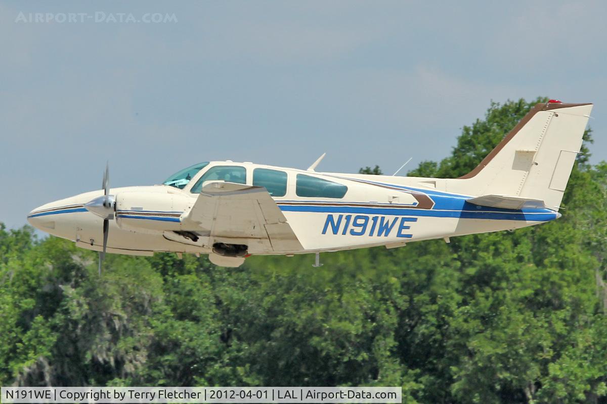 N191WE, 1975 Beech E-55 Baron C/N TE-1059, At 2012 Sun N Fun