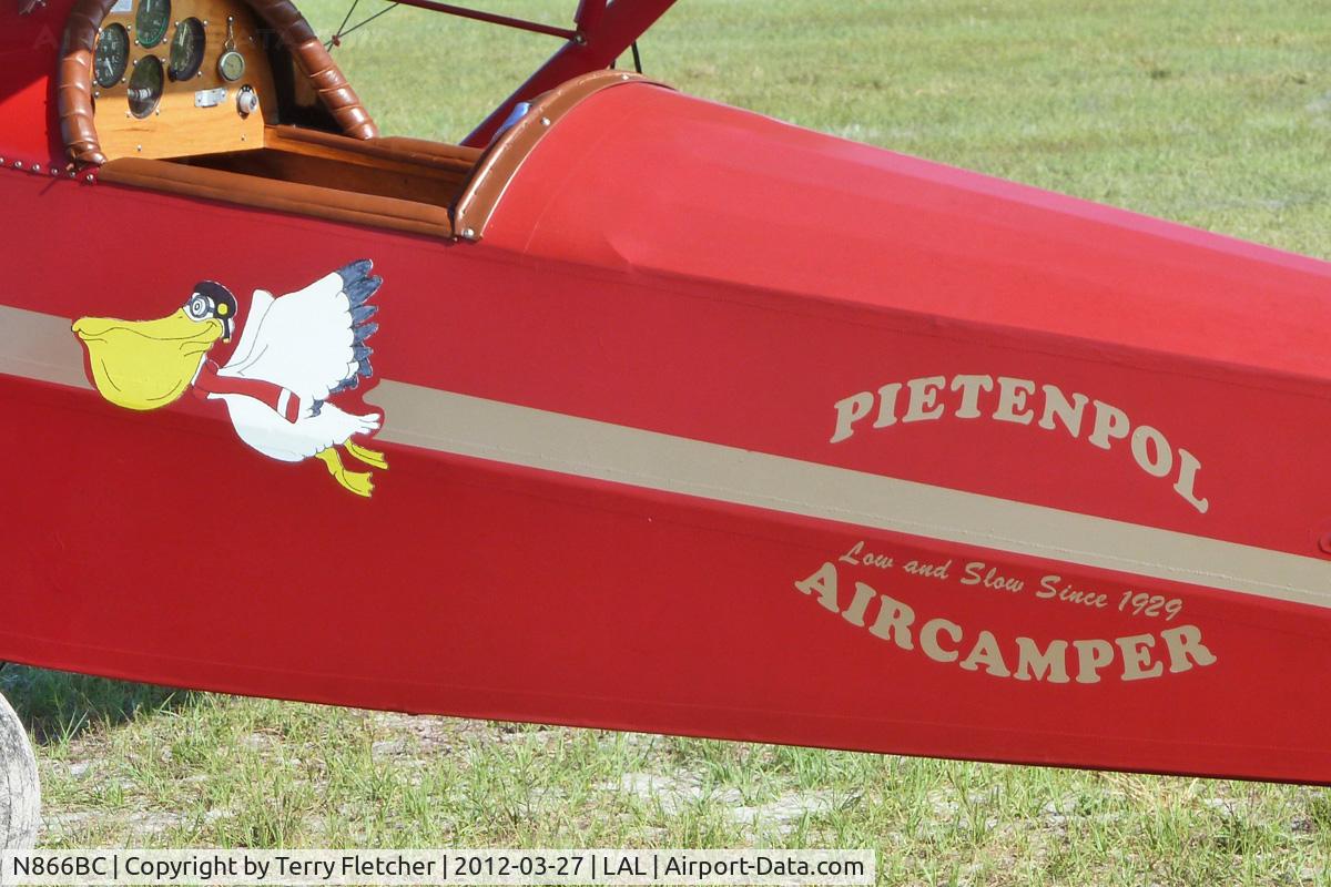 N866BC, Pietenpol Air Camper C/N 121332, At 2012 Sun N Fun
