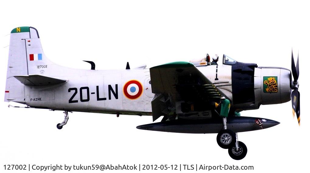127002, Douglas AD-4N Skyraider C/N 7802, Private WW2 Fighter Plane