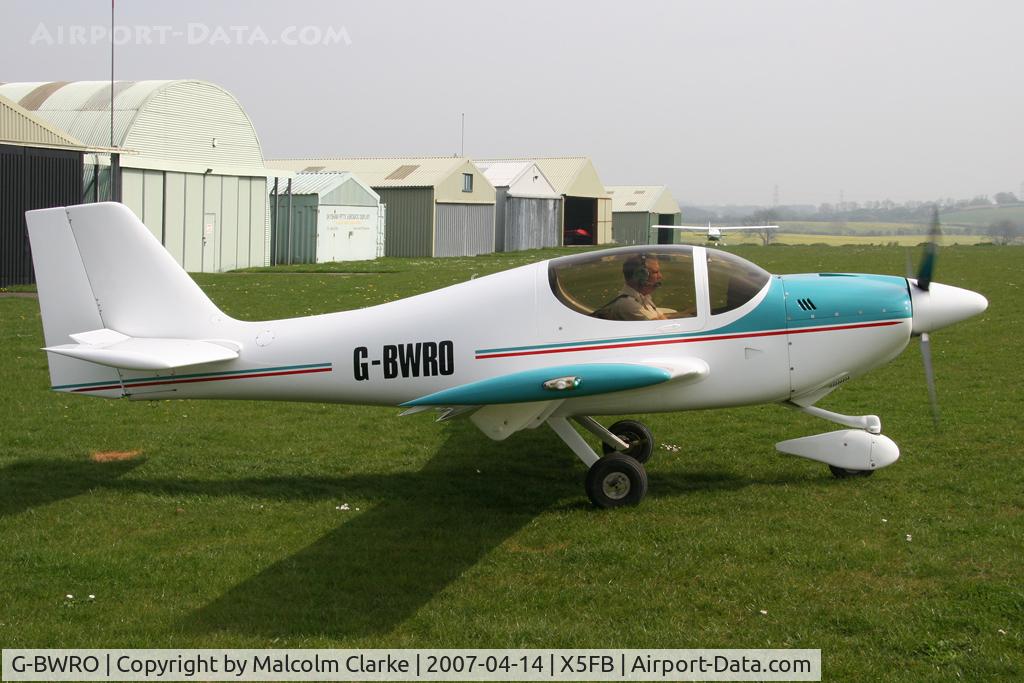 G-BWRO, 1997 Europa Tri-Gear C/N PFA 247-12849, Europa, Fishburn Airfield, April 2007.