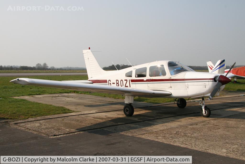 G-BOZI, 1981 Piper PA-28-161 C/N 28-8116120, Piper PA-28-161, Peterborough (Conington) Airport, March 2007.
