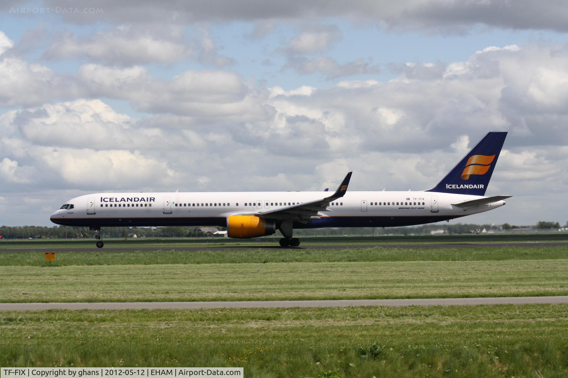 TF-FIX, 2002 Boeing 757-308 C/N 29434, Departing rw36L