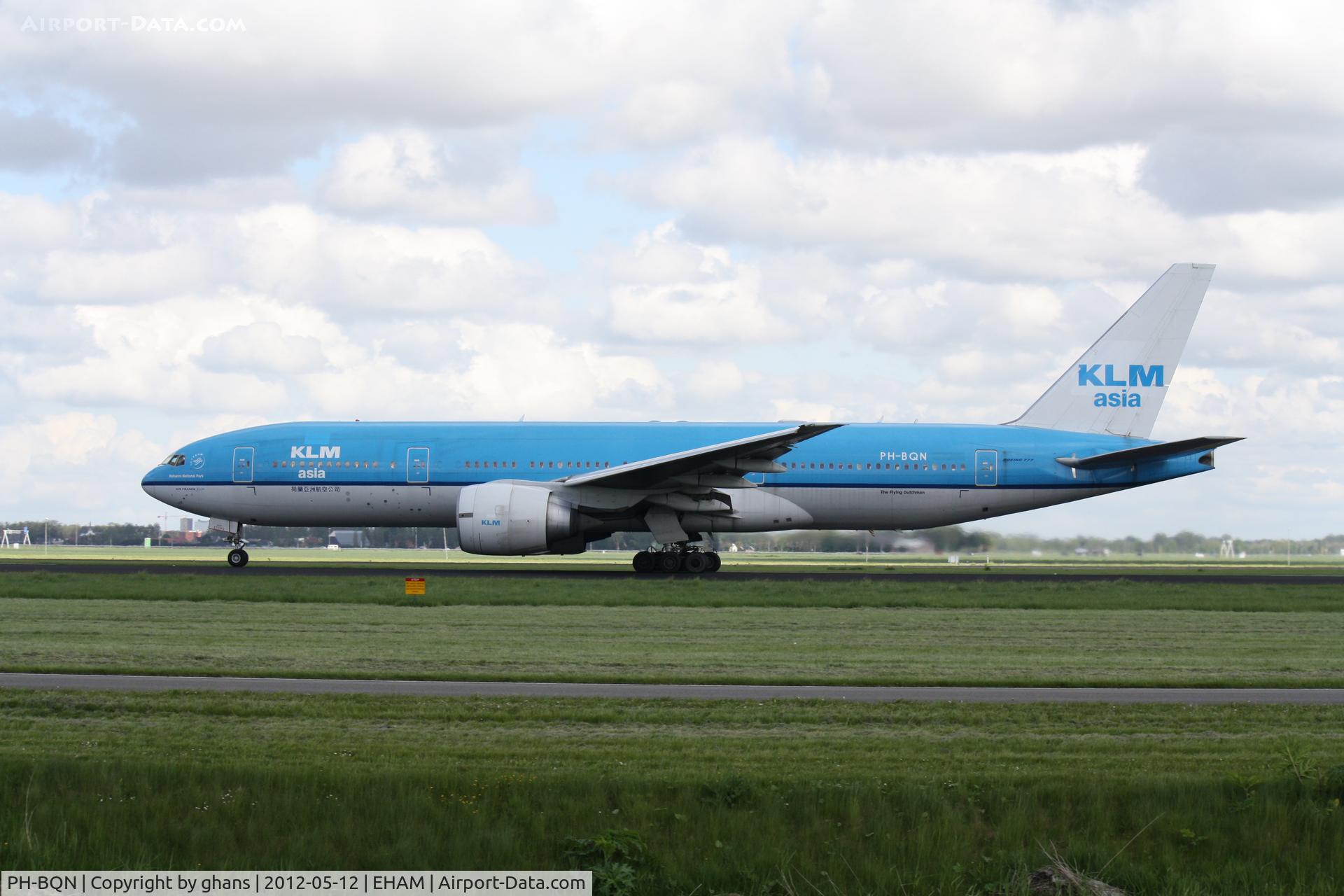 PH-BQN, 2006 Boeing 777-206/ER C/N 32720, Klm Asia