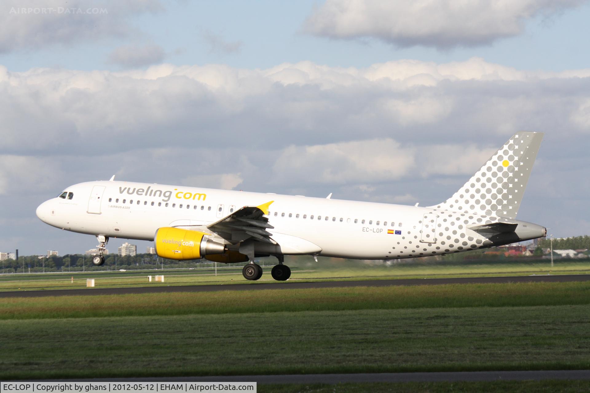 EC-LOP, 2011 Airbus A320-214 C/N 4937, Departing rw36L