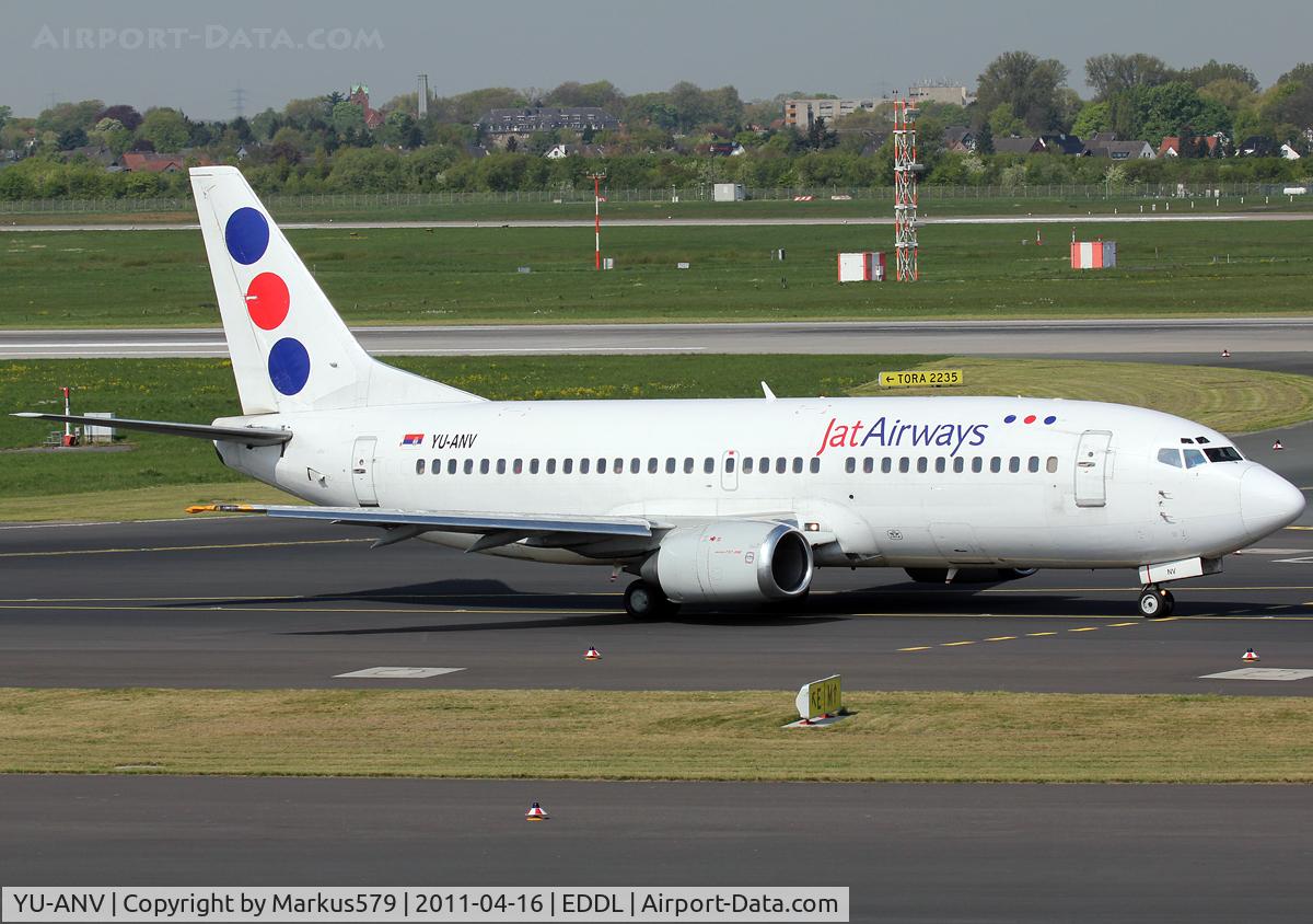 YU-ANV, 1988 Boeing 737-3H9 C/N 24140, Canon EOS 550D / 18 - 135 mm