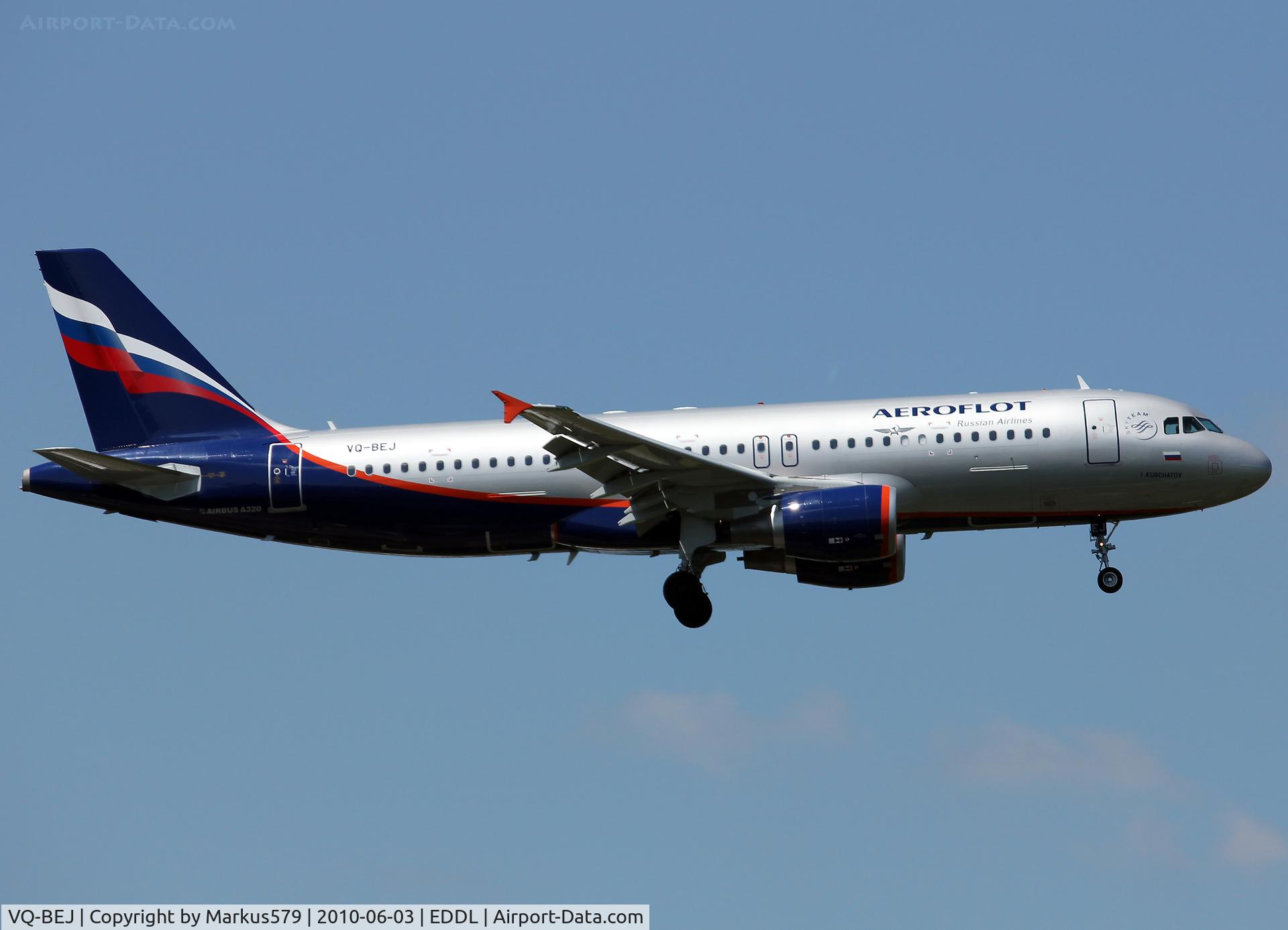 VQ-BEJ, 2010 Airbus A320-214 C/N 4160, DUS 03.06.2010