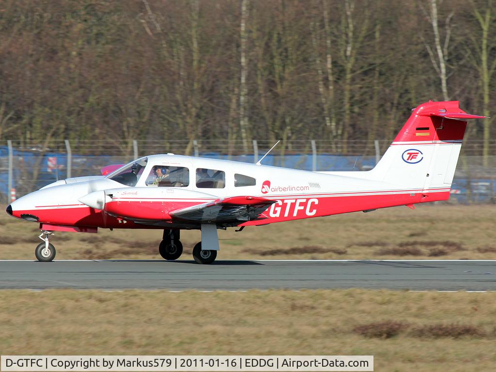 D-GTFC, 2007 Piper PA-44-180 Seminole C/N 44-96238, Starting for a training flight.