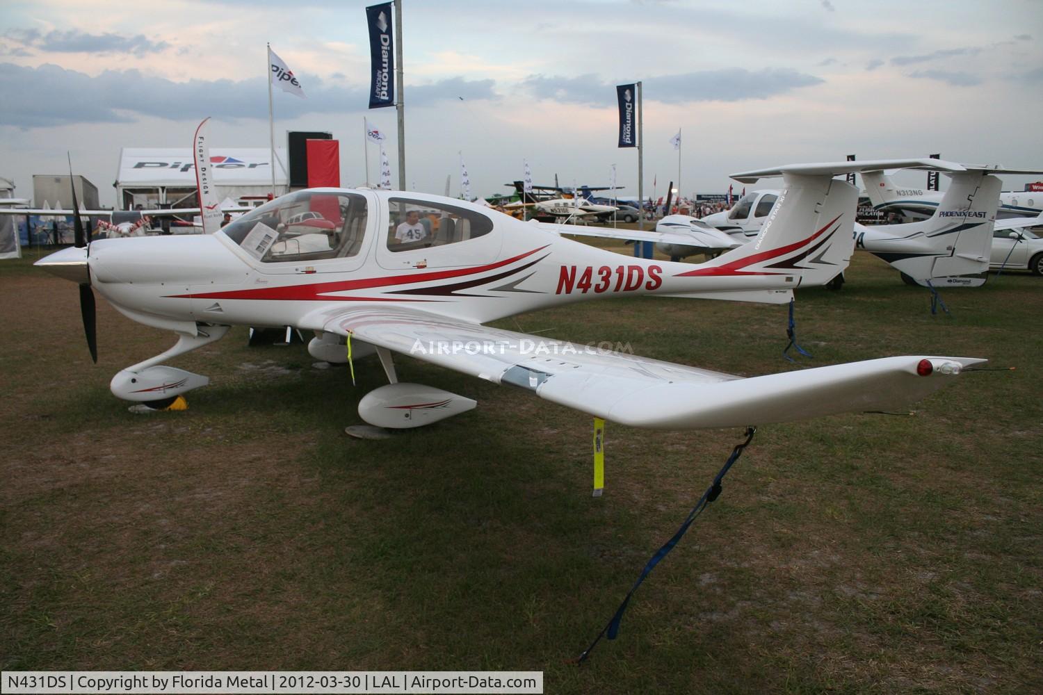 N431DS, 2012 Diamond DA-40 Diamond Star C/N 40.1140, Diamond DA40