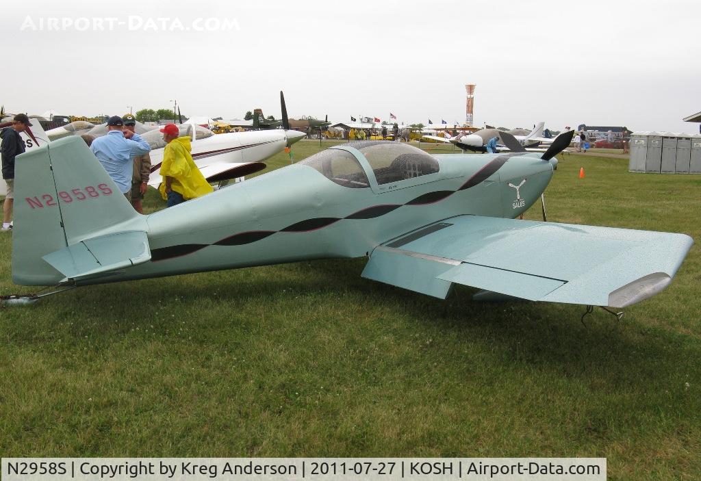 N2958S, 1998 Vans RV-6 C/N 23600, EAA AirVenture 2011