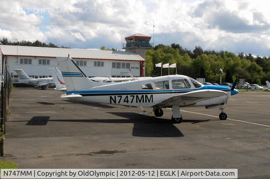 N747MM, 1973 Piper PA-28R-200 Cherokee Arrow II C/N 28R-7335445, Parked