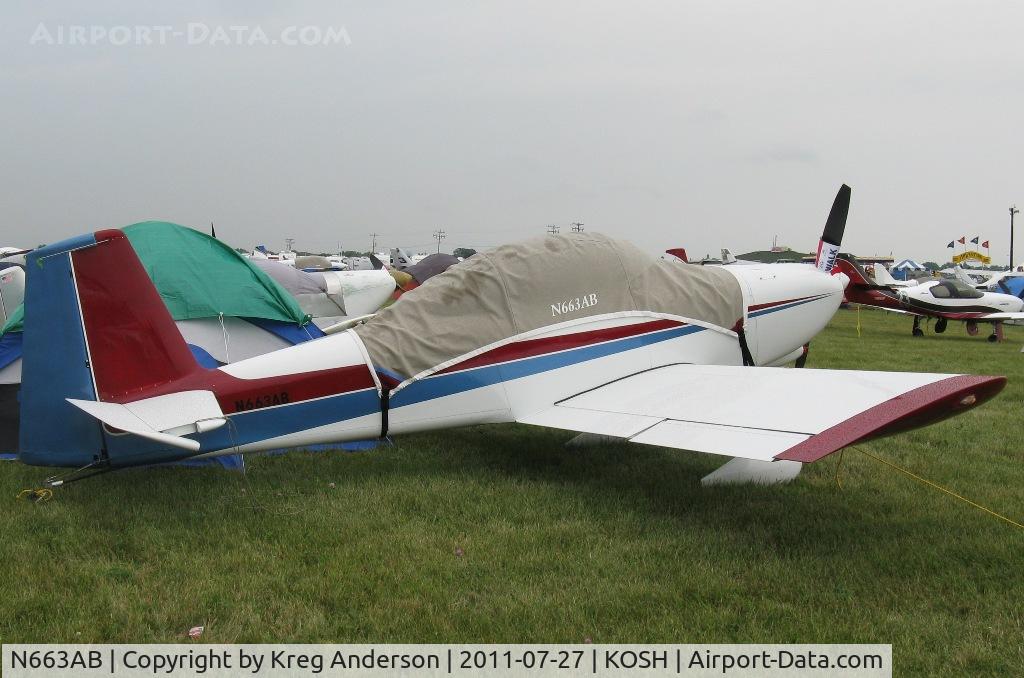 N663AB, 2003 Vans RV-8 C/N 80176, EAA AirVenture 2011