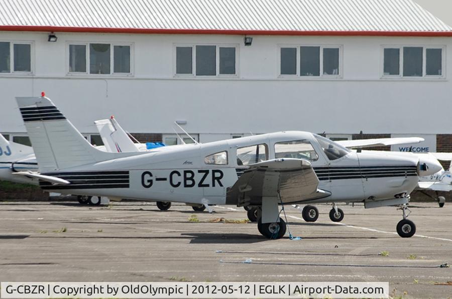 G-CBZR, 1989 Piper PA-28R-201 Cherokee Arrow III C/N 2837029, Parked