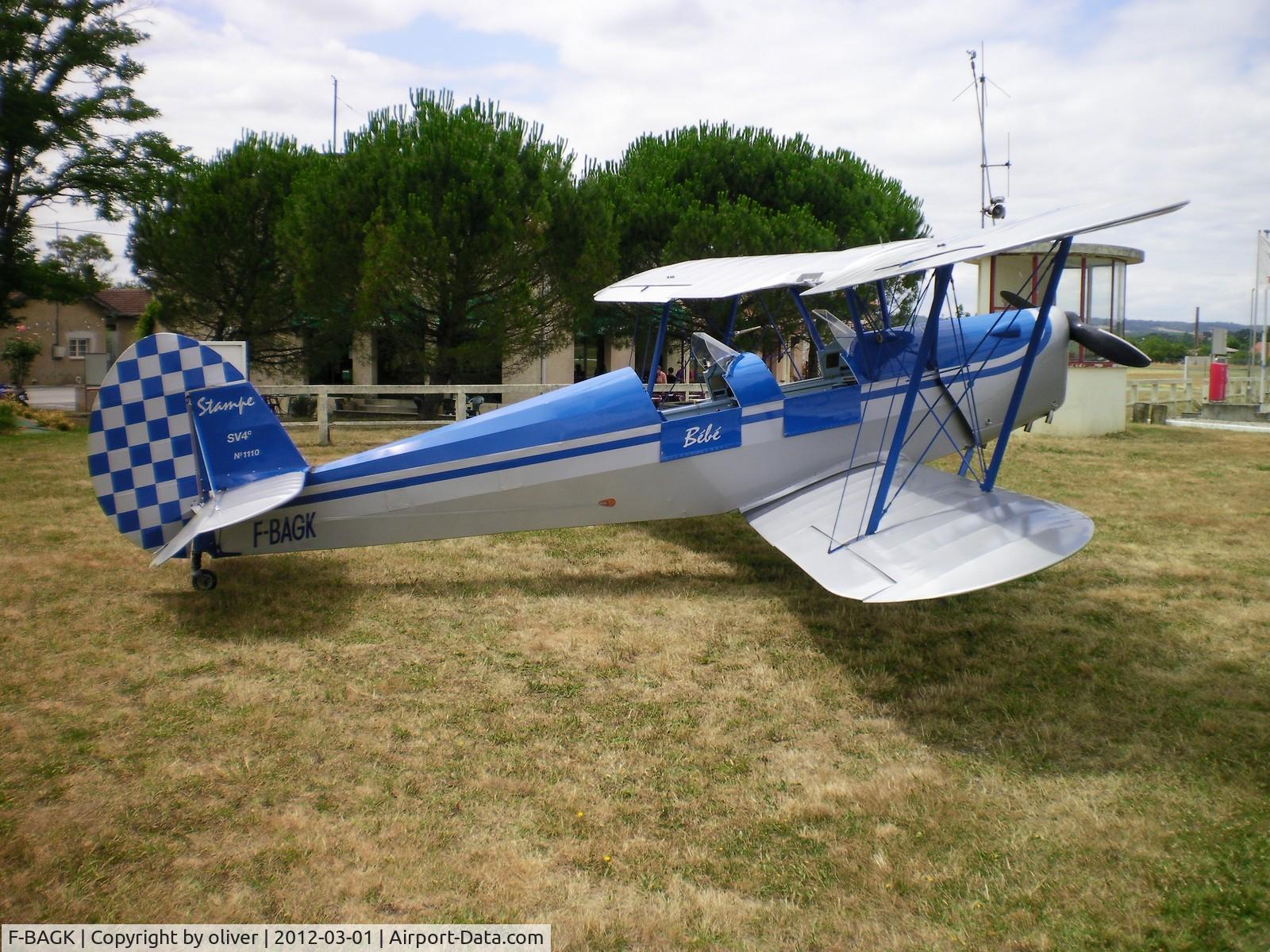F-BAGK, 1949 Nord Stampe SV-4C C/N 1110, grauhlet airport in france