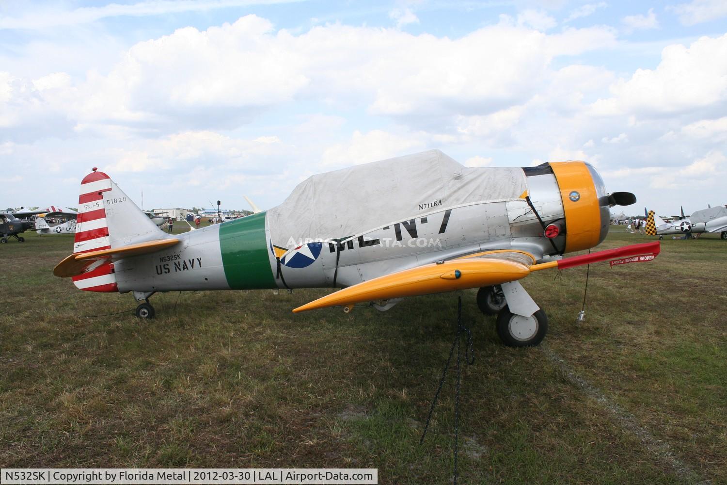 N532SK, 1943 North American SNJ-5C Texan Texan C/N 88-14800, SNJ-5