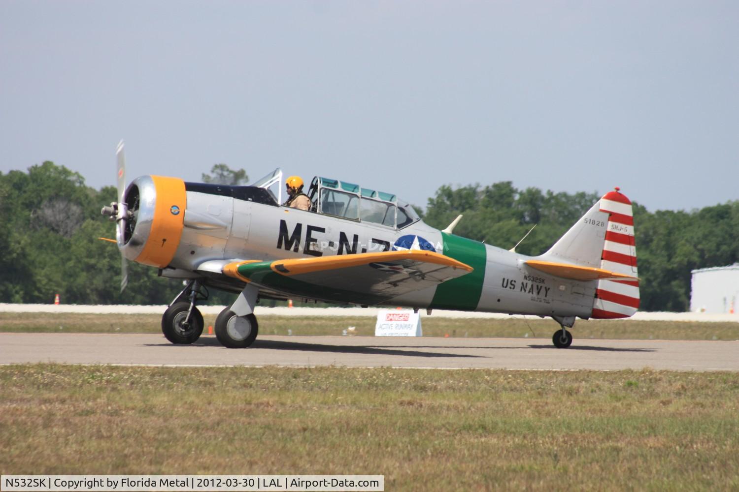 N532SK, 1943 North American SNJ-5C Texan Texan C/N 88-14800, SNJ-5