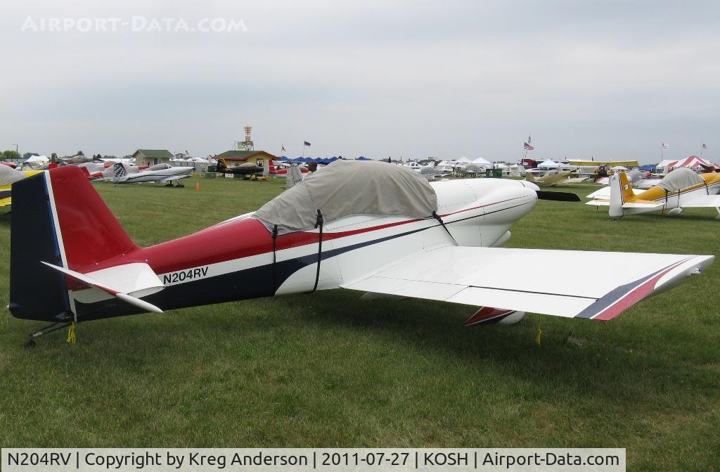 N204RV, 1999 Vans RV-4 C/N 832, EAA AirVenture 2011