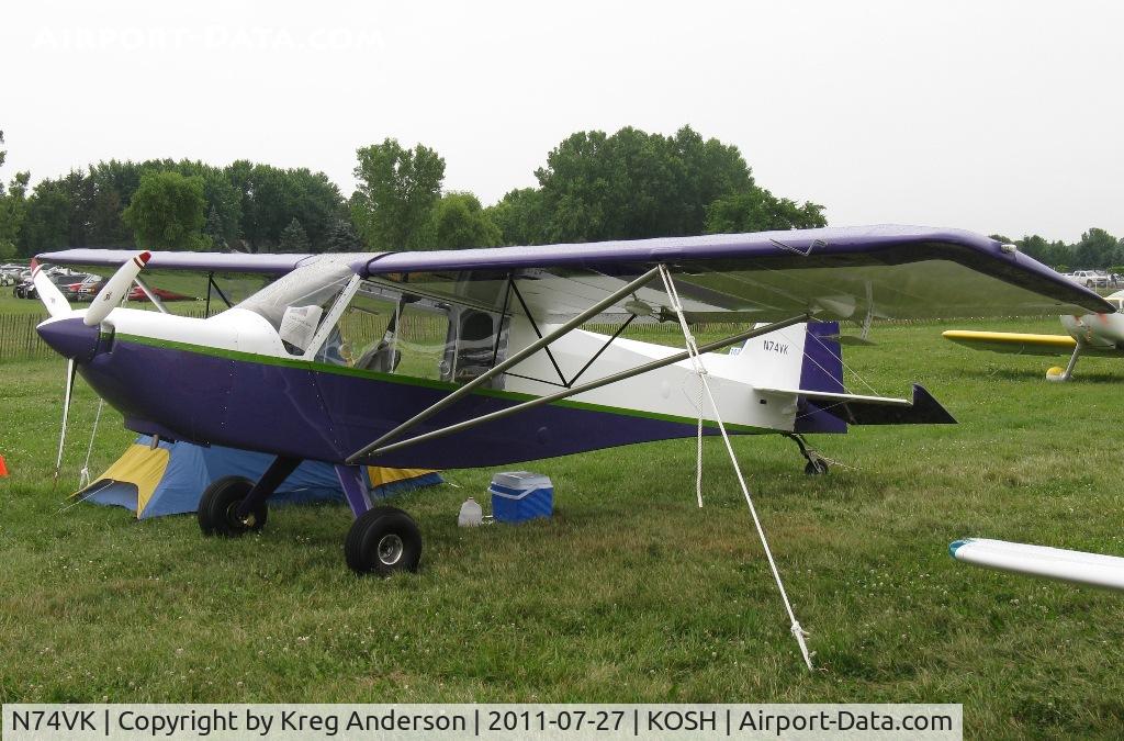 N74VK, Rans S-7S Courier C/N 1007487, EAA AirVenture 2011