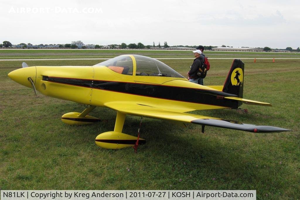 N81LK, 1981 Bushby Mustang II C/N MII-579, EAA AirVenture 2011