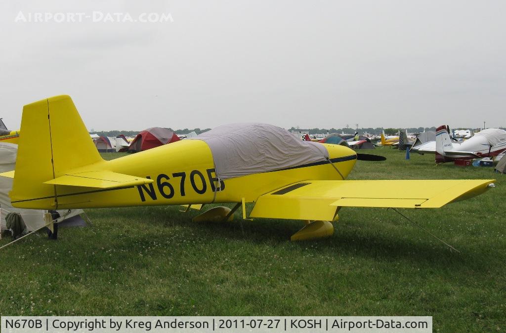 N670B, 2007 Vans RV-6A C/N 60176, EAA AirVenture 2011