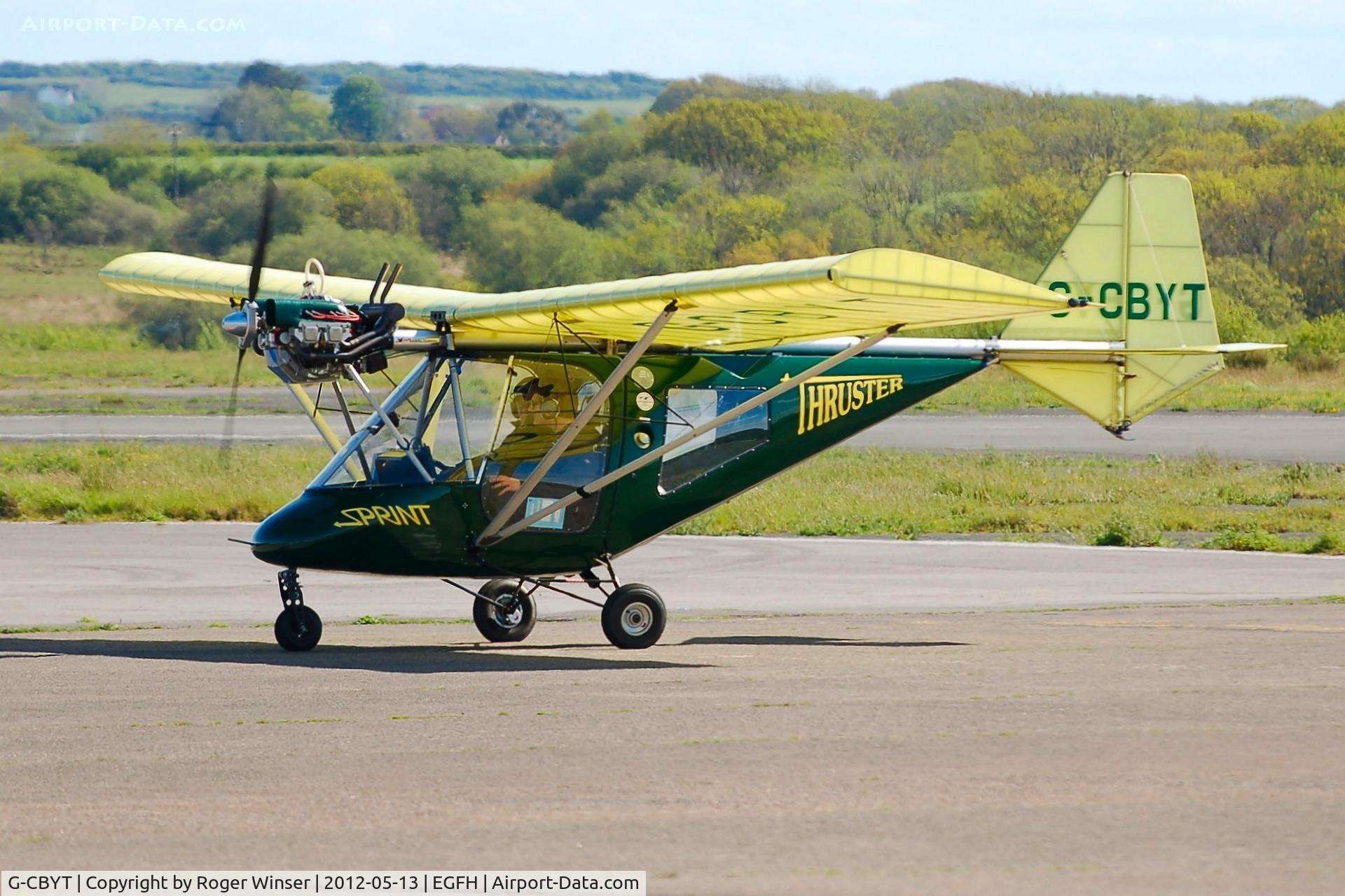 G-CBYT, 2002 Thruster T600N 450 C/N 0102-T600N-072, Thruster microlight.