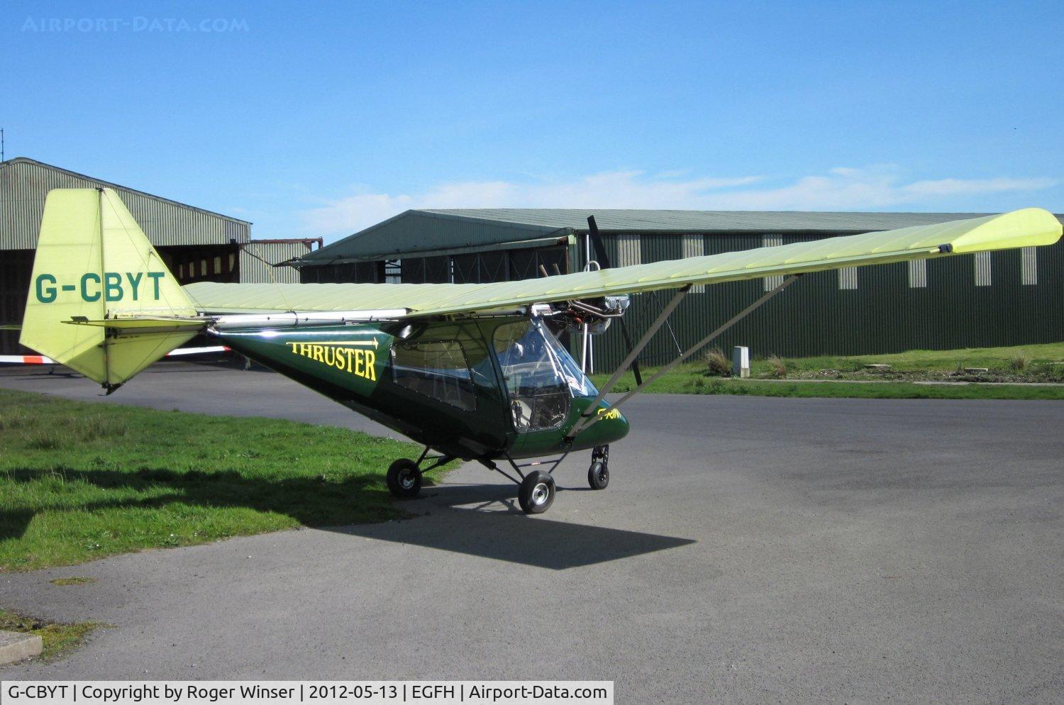G-CBYT, 2002 Thruster T600N 450 C/N 0102-T600N-072, Thruster microlight.