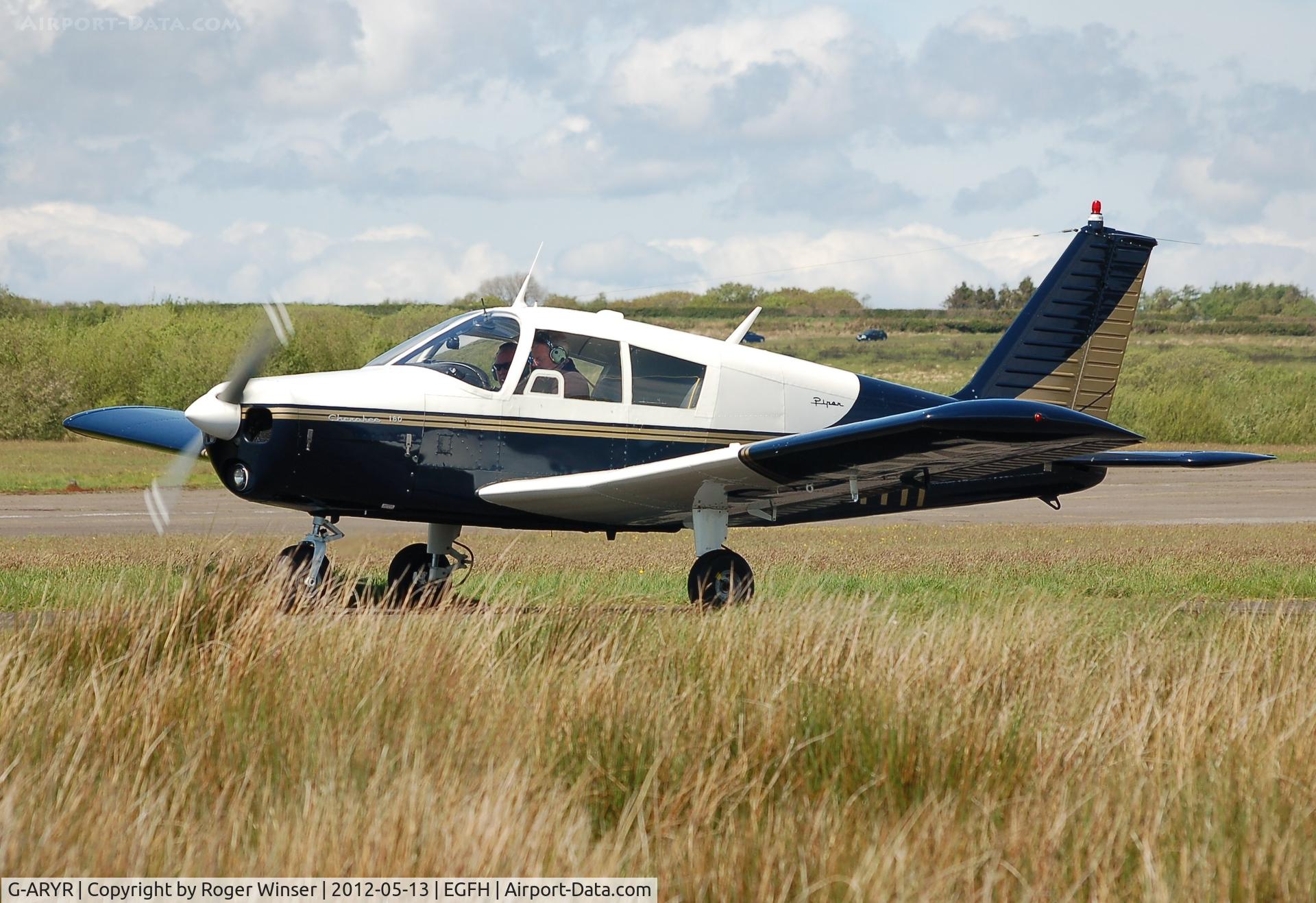G-ARYR, 1962 Piper PA-28-180 Cherokee C/N 28-770, Visiting Cherokee 180.