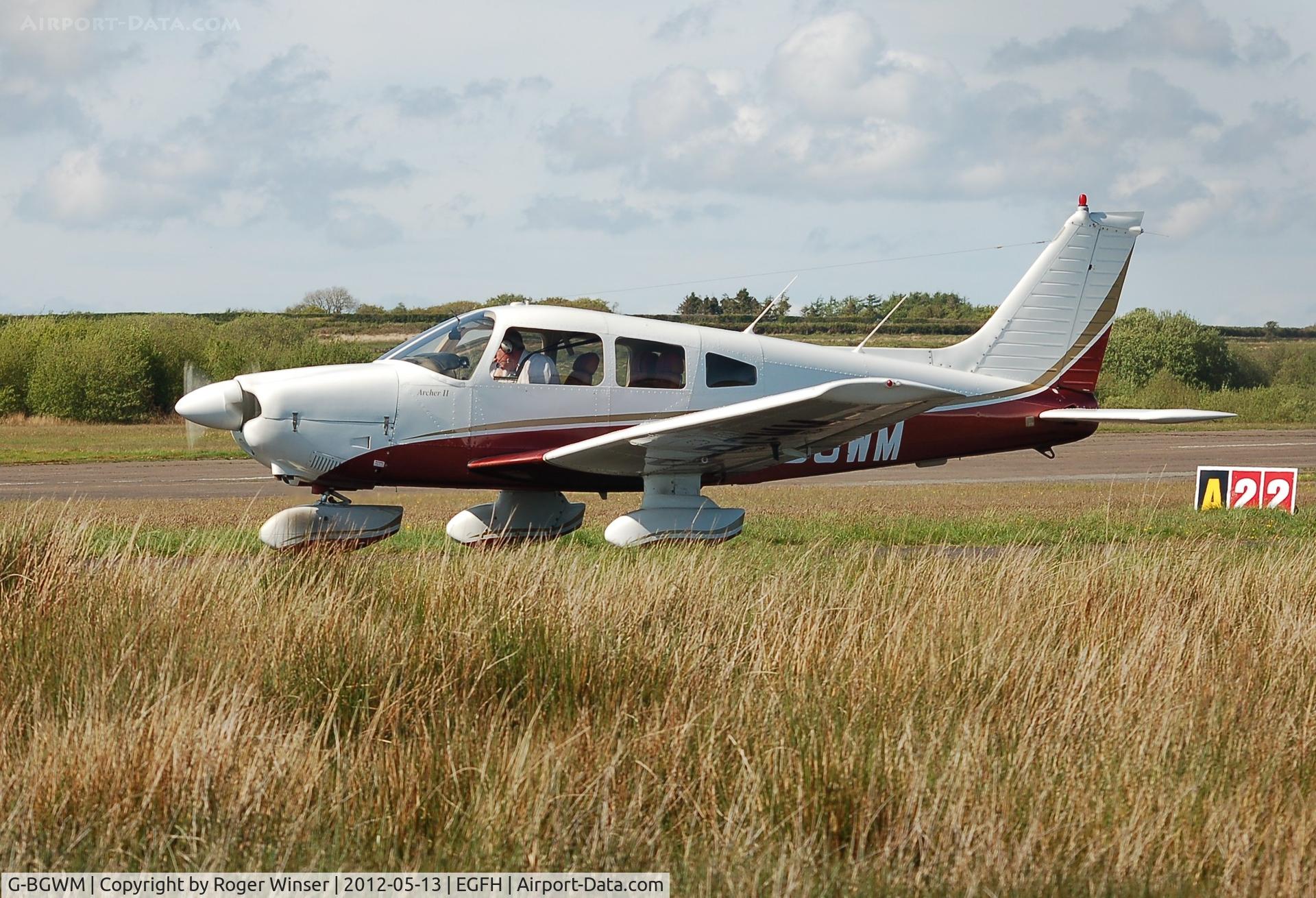 G-BGWM, 1979 Piper PA-28-181 Cherokee Archer II C/N 28-7990458, Visiting Archer II.