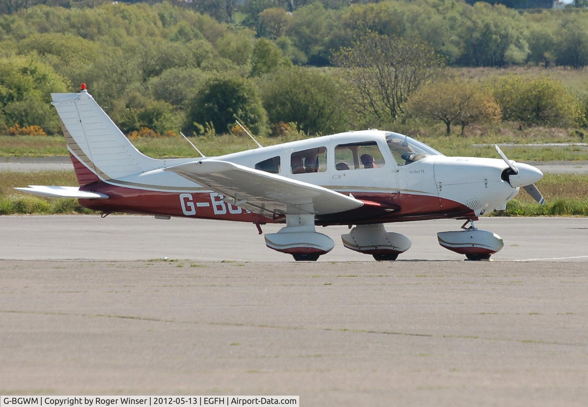 G-BGWM, 1979 Piper PA-28-181 Cherokee Archer II C/N 28-7990458, Visiting Archer II.