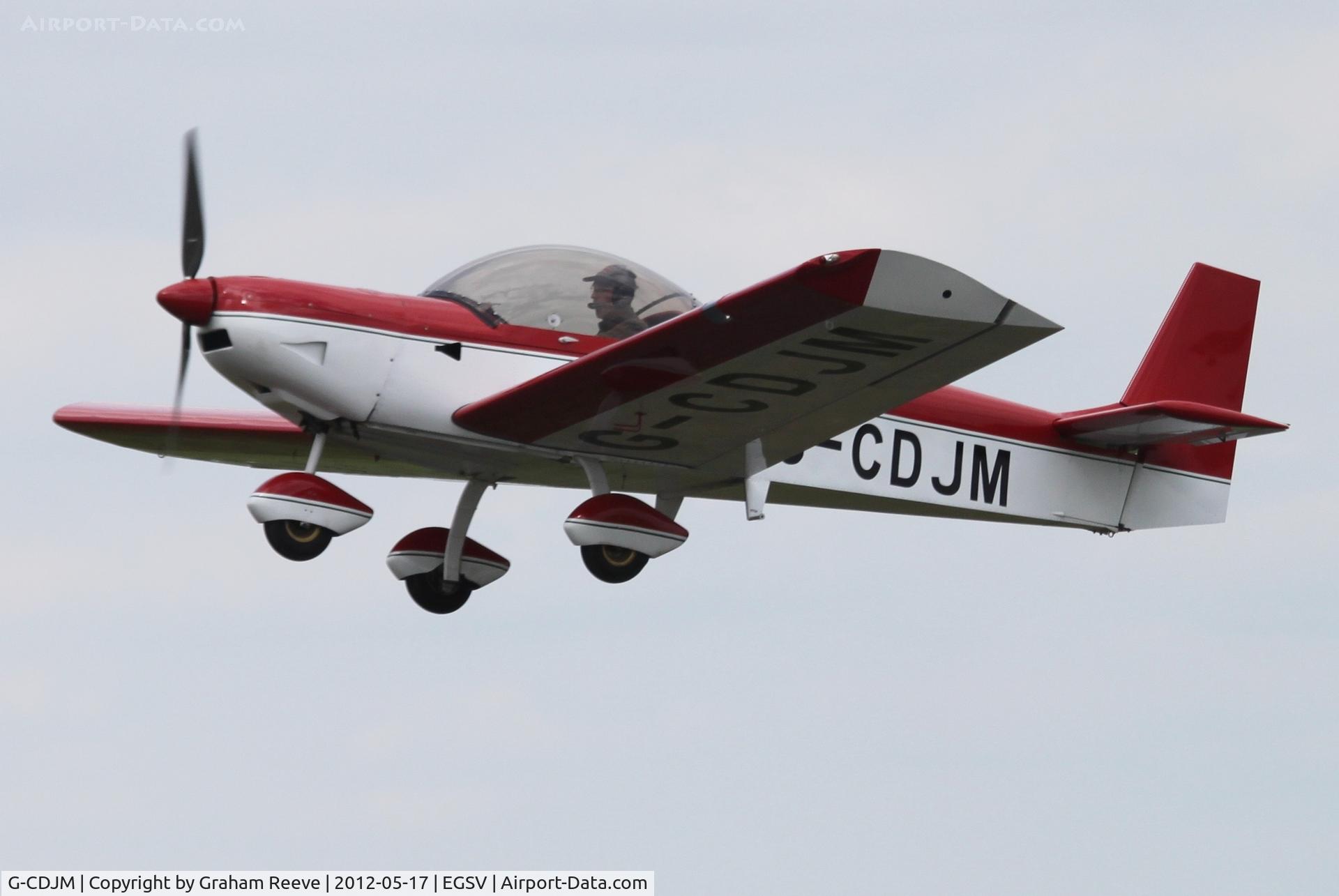 G-CDJM, 2005 Zenair CH 601XL C/N PFA 162B-14303, Just taken off.