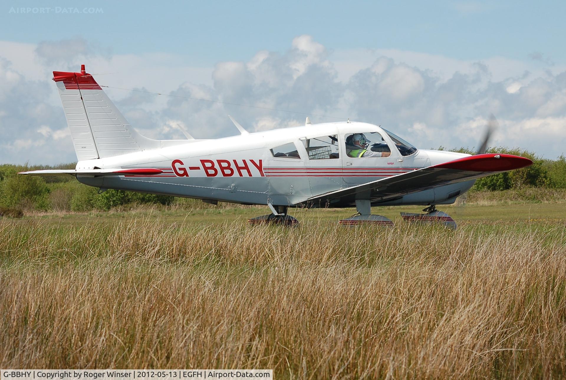G-BBHY, 1973 Piper PA-28-180 Cherokee C/N 28-7305474, Visiting Cherokee Challenger.