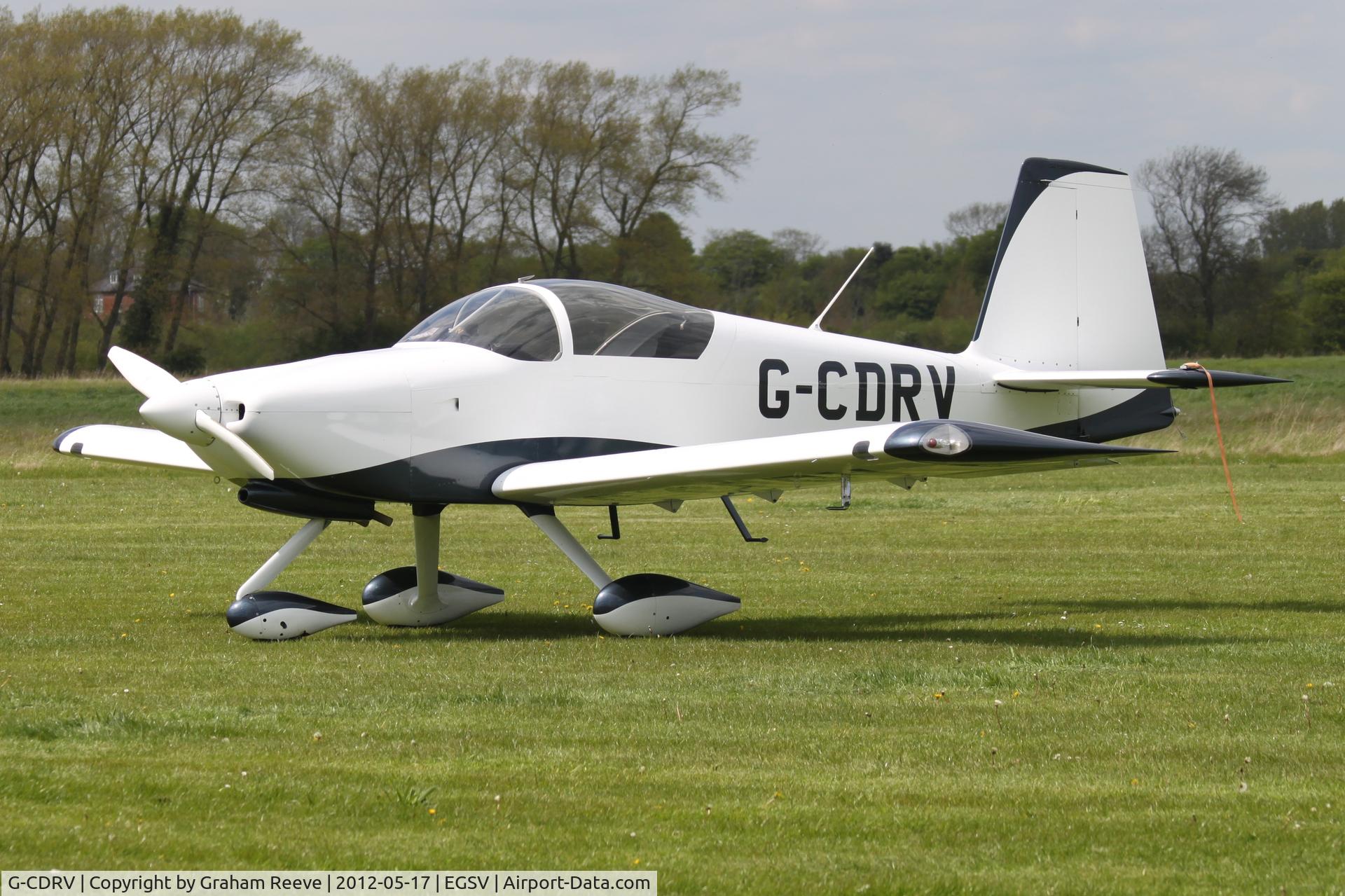 G-CDRV, 2005 Vans RV-9A C/N PFA 320-14186, Parked at Old Buckenham.