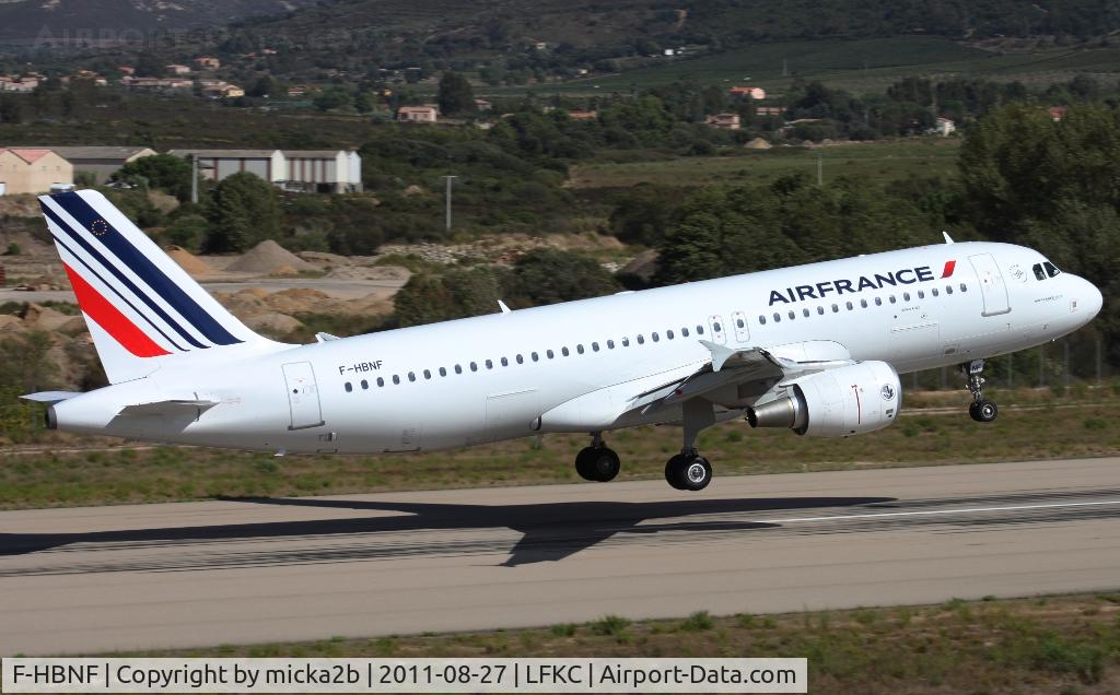 F-HBNF, 2011 Airbus A320-214 C/N 4714, Landing in 18 from Paris Orly