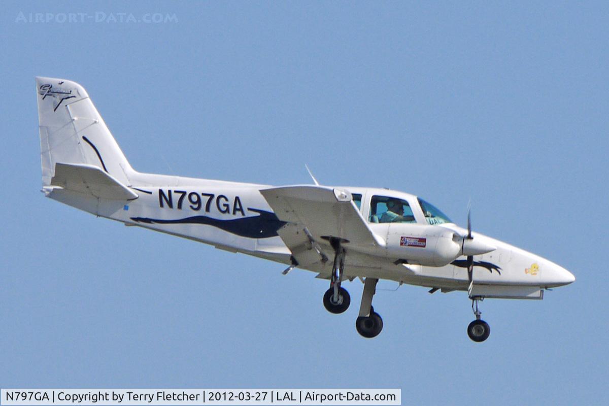 N797GA, Grumman American GA-7 Cougar C/N GA7-0087, At 2012 Sun N Fun