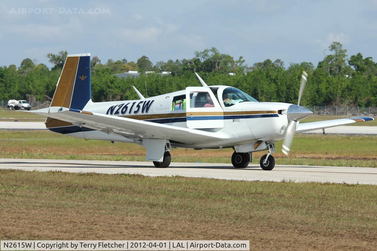 N2615W, 1965 Mooney M20C Ranger C/N 3292, At 2012 Sun N Fun