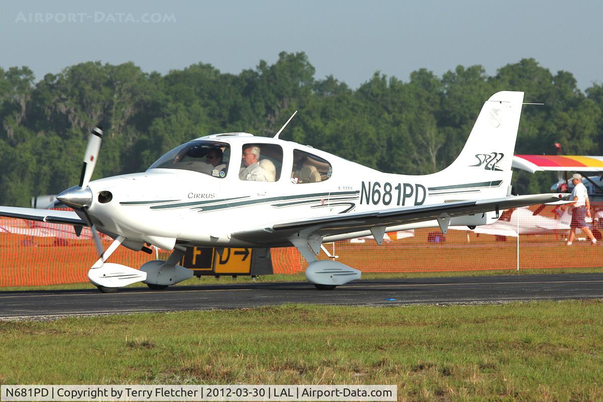 N681PD, 2003 Cirrus SR22 C/N 0543, At 2012 Sun N Fun
