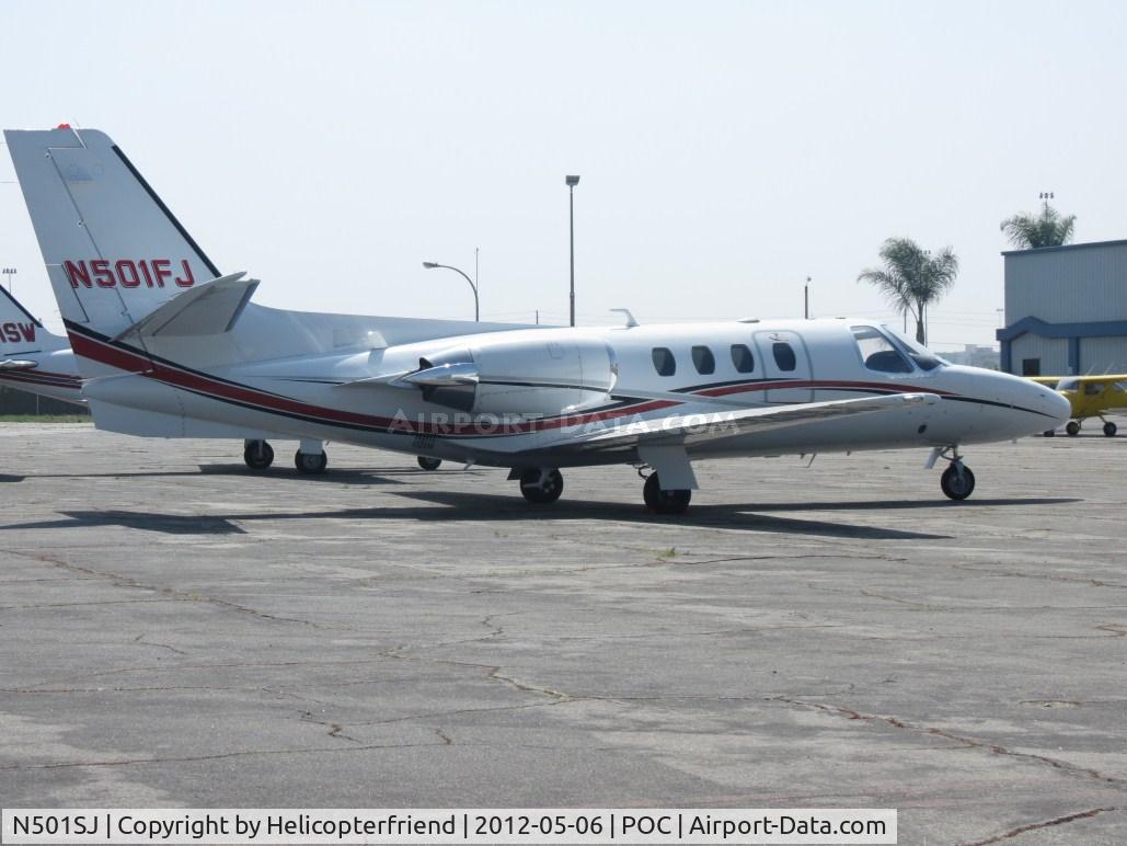 N501SJ, Cessna 501 Citation I/SP C/N 501-0281, Parked on the northside of Howard Aviation