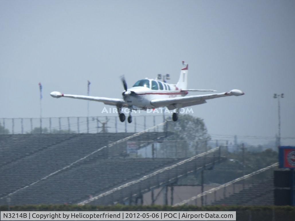 N3214B, 1994 Beech A36 Bonanza 36 C/N E-2892, On final for 26L