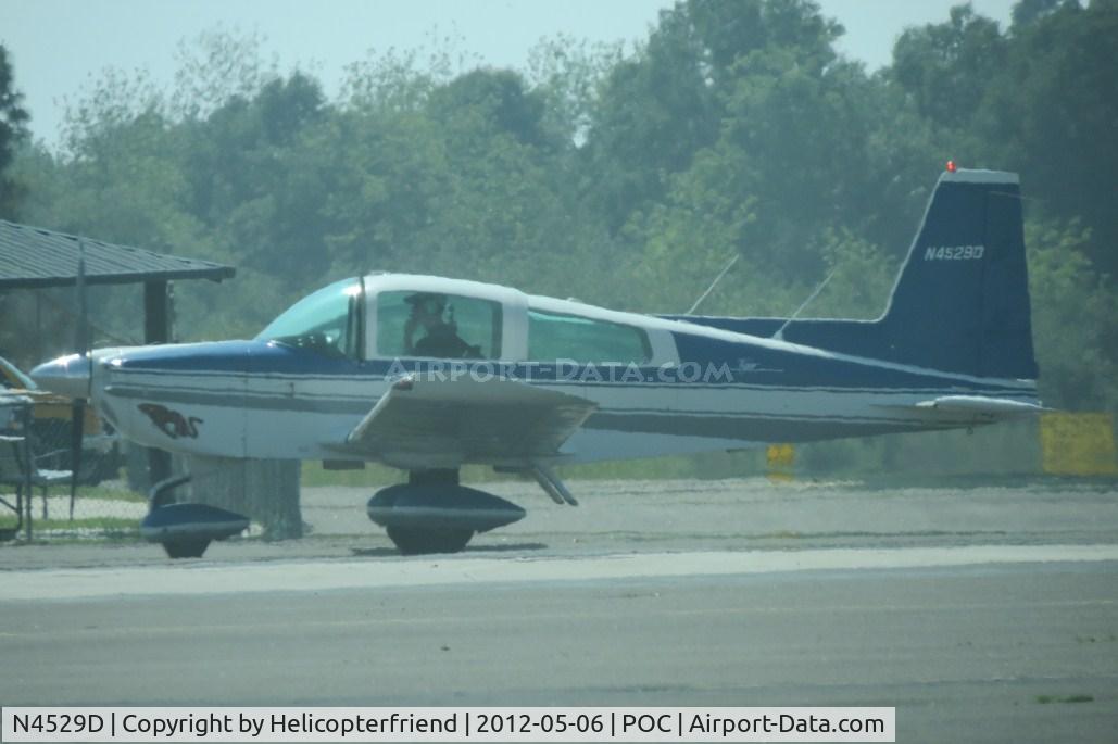 N4529D, 1979 Gulfstream American Corp AA-5B C/N AA5B1145, Taxiing into transient parking behind N686US