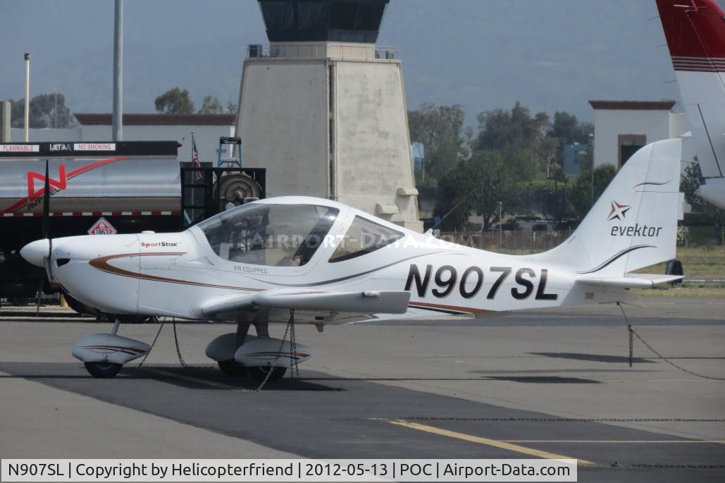 N907SL, 2009 Evektor-Aerotechnik Sportstar Max C/N 20091203, Parked in transient parking