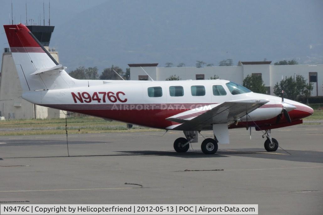 N9476C, 1982 Cessna T303 Crusader C/N T30300179, Parked in transient parking