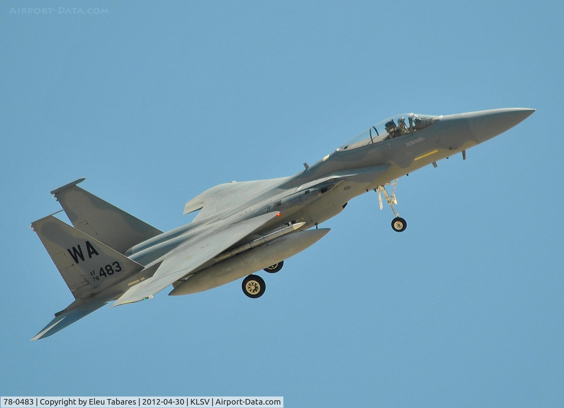 78-0483, 1978 McDonnell Douglas F-15C Eagle C/N 0464/C016, Taken during Jaded Thunder at Nellis Air Force Base, Nevada.