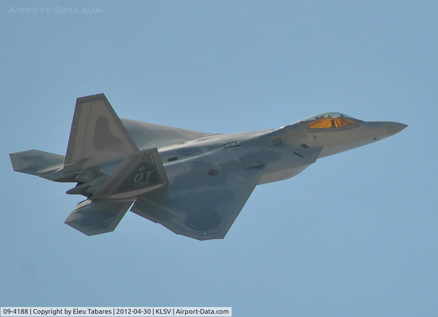 09-4188, Lockheed Martin F-22A Raptor C/N 4188, Taken during Jaded Thunder at Nellis Air Force Base, Nevada.