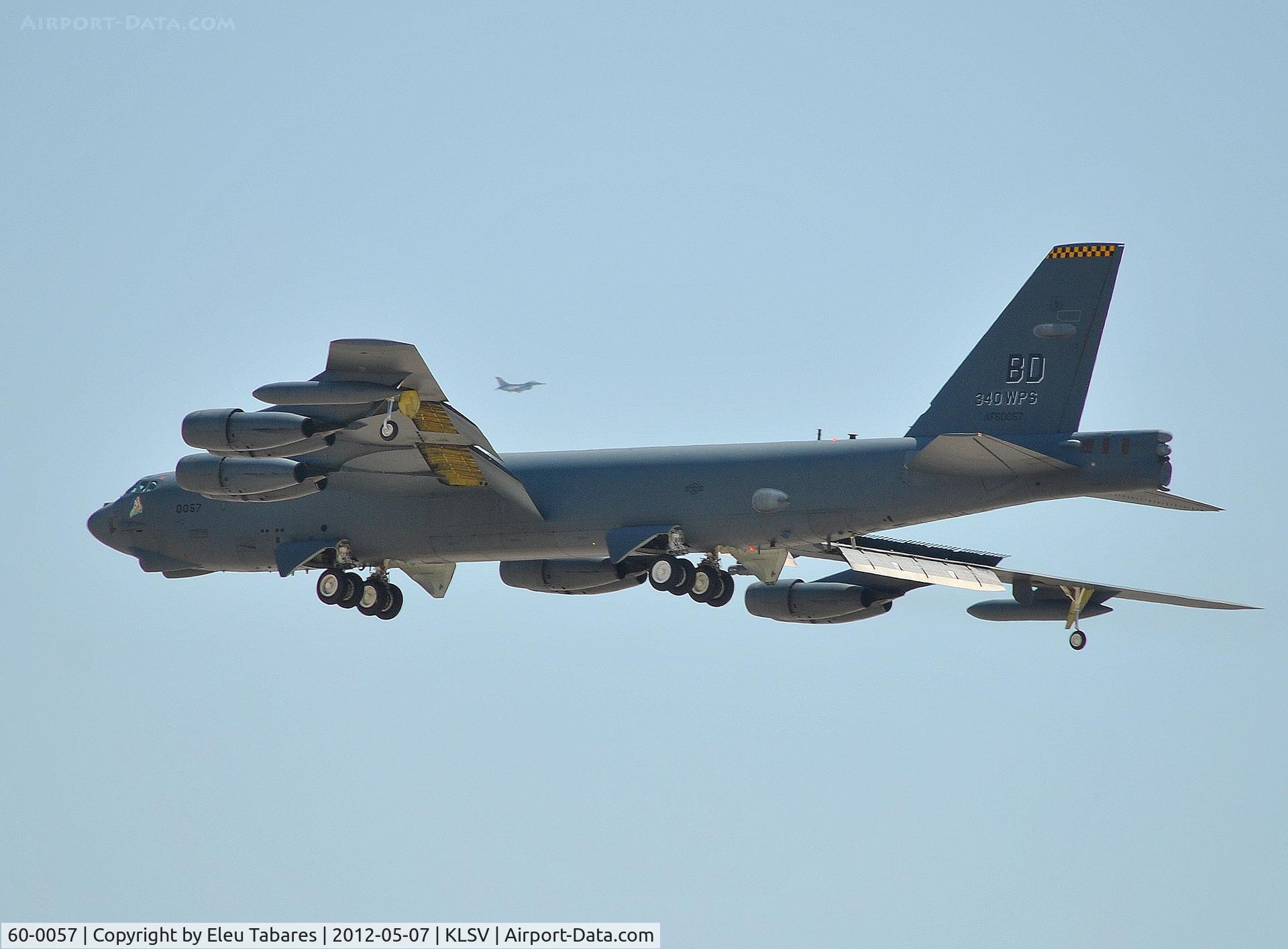 60-0057, 1960 Boeing B-52H Stratofortress C/N 464422, Taken during Jaded Thunder at Nellis Air Froce Base, Nevada.