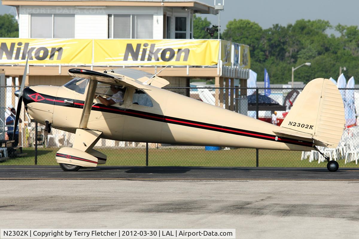 N2302K, 1947 Luscombe 8E Silvaire C/N 5029, At 2012 Sun N Fun