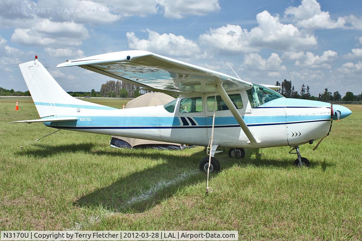 N3170U, 1962 Cessna 182F Skylane C/N 18254570, At 2012 Sun N Fun