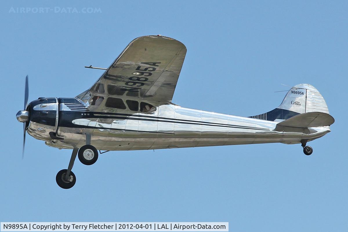N9895A, 1950 Cessna 195A C/N 7598, At 2012 Sun N Fun