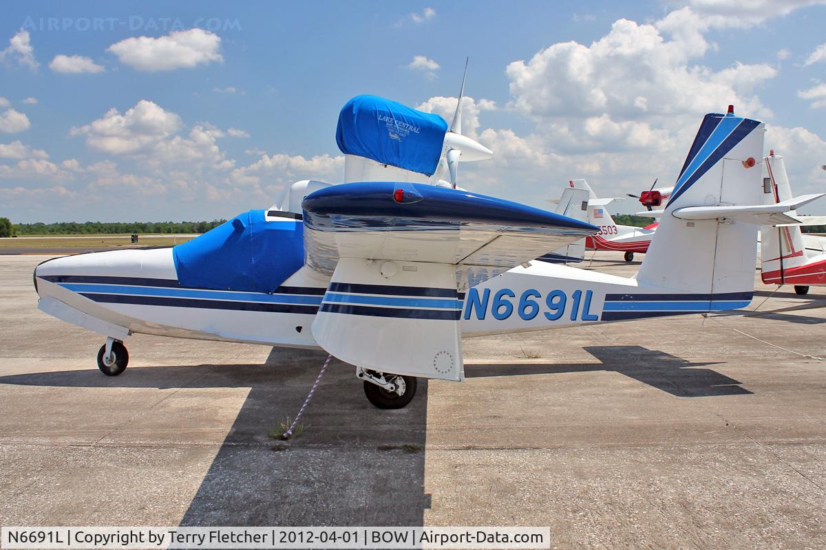 N6691L, 1970 Lake LA-4-200 Buccaneer C/N 454, At Bartow Municipal Airport , Florida