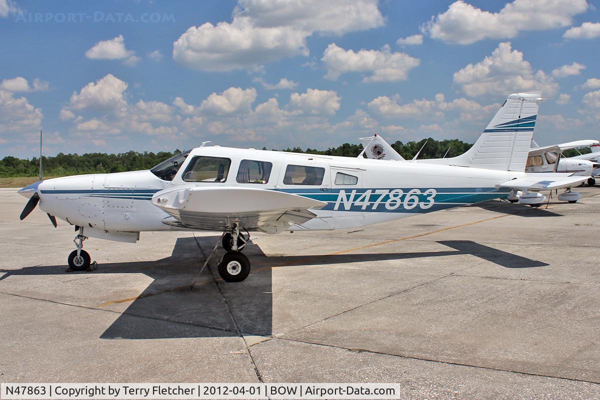 N47863, 1977 Piper PA-32R-300 Cherokee Lance C/N 32R-7880025, At Bartow Municipal Airport , Florida
