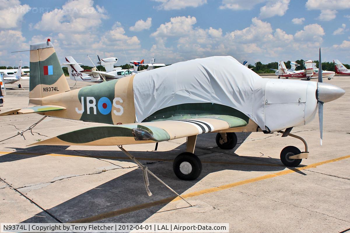 N9374L, 1971 American Aviation AA-1A Trainer C/N AA1A-0074, At Bartow Municipal Airport , Florida
