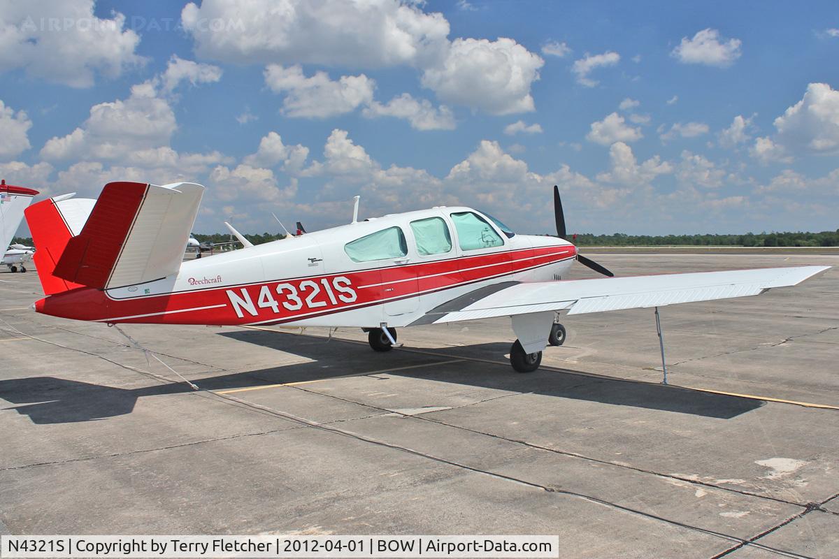 N4321S, 1964 Beech S35 Bonanza C/N D-7512, At Bartow Municipal Airport , Florida